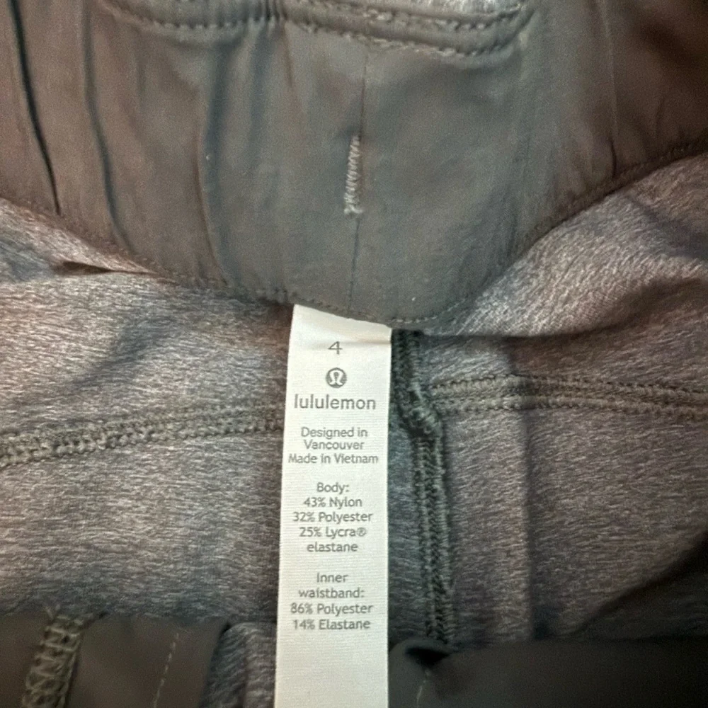 Lululemon Athletic Grey Drawstring Shorts